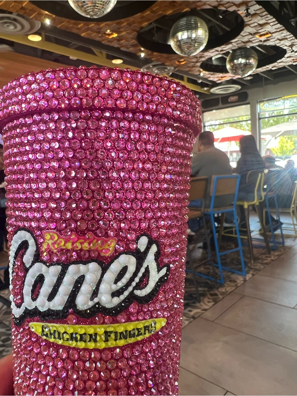 Limited Edition! Raising Cane's Megan Moroney Rhinestone Tumbler 20 oz